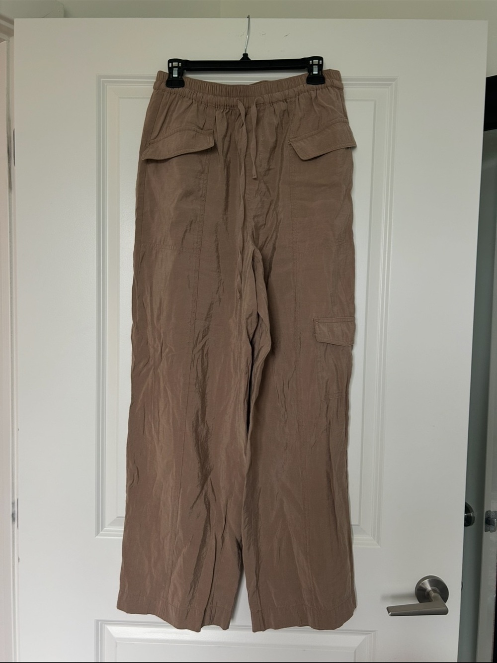 Madewell Cargo Drawstring Pants - Taupe Brown